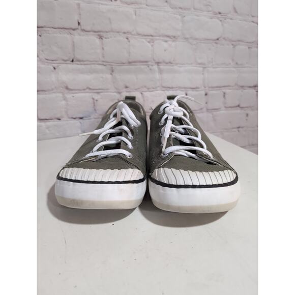 Keen Elsa Shoes Womens Size 9.5 Olive Green Canvas Low Top Sneaker Casual EUR 40 - Picture 7 of 9